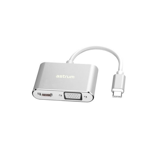 Astrum DA660 USBC to HDMI/VGA Converter A38066S