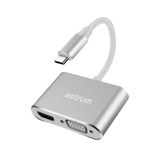 Astrum DA660 USB-C to HDMI/VGA Converter A38066-S