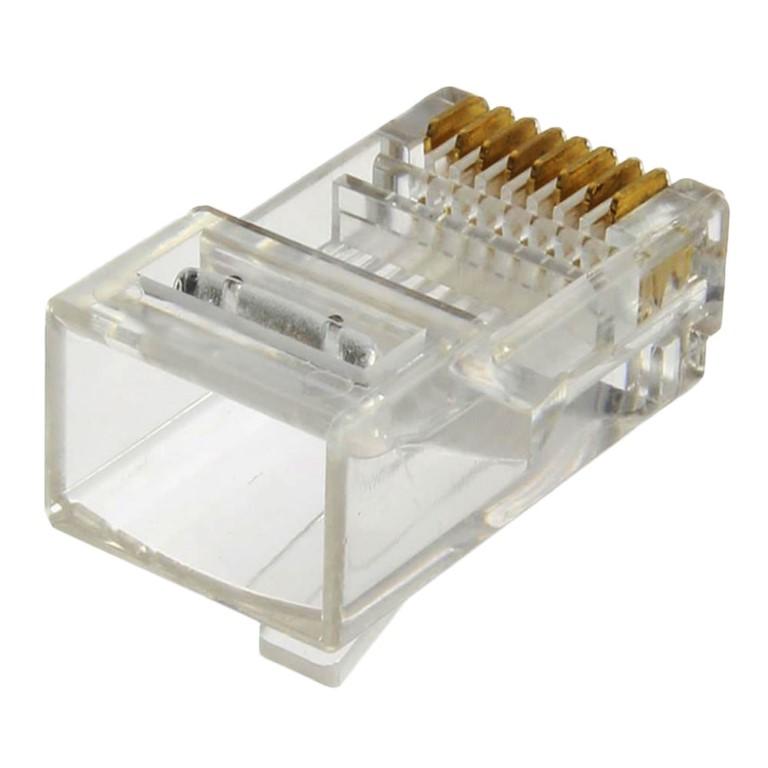 Astrum NT100 RJ45 Ethernet Crimp Connectors 100 Pieces Pack A72010-Q