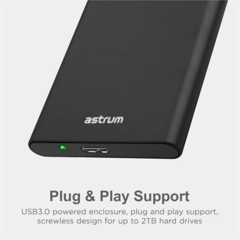 Astrum EN310 2.5-inch SATA HDD Enclosure A84031-B