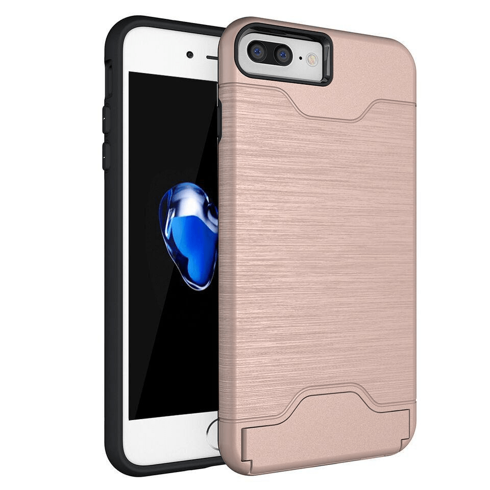 Tuff-Luv Shockproof Dual Layer Armour Case for Apple iPhone 7 Plus /8 Plus Rose Gold A9_78