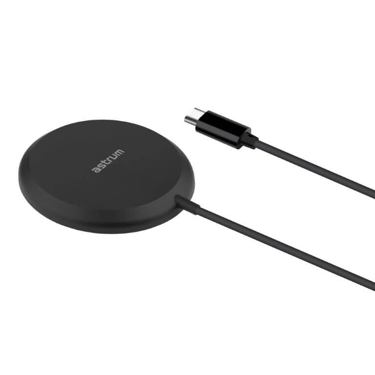 Astrum CW500 15W Magnetic Slim Wireless Charging Pad Black A92050-B
