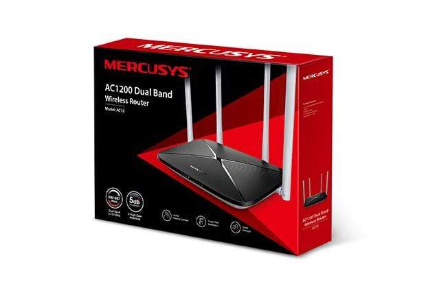 Mercusys AC1200 Dual Band Wireless Router - AC12
