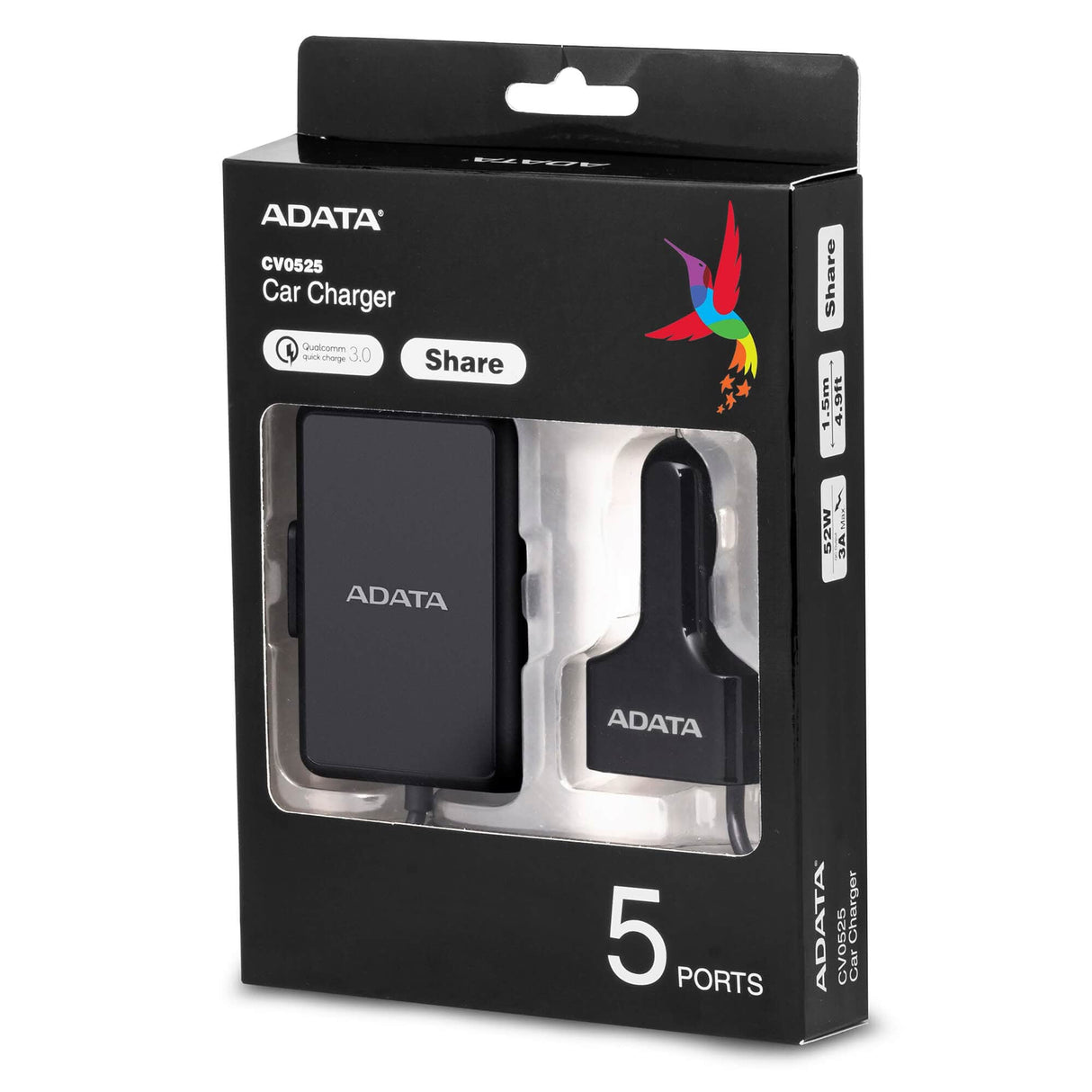 ADATA CV0525 Black Auto