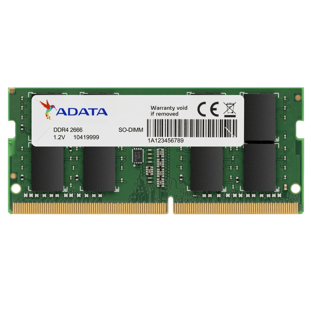 ADATA 32GB (16GBx2) DDR4 メモリ PC4-2666V ADATA AD4S26664G19-SGN Memory Module 4 GB 1 x 4 GB DDR4 2666 MHz