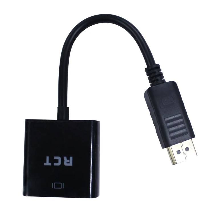 RCT Display Port to VGA Adapter Black ADP-DPVGA