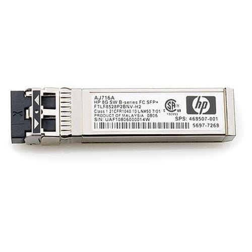 HPE 8Gb Short Wave B-Series SFP+ Network Transceiver Module 8000 Mbit/s SFP+ AJ716B