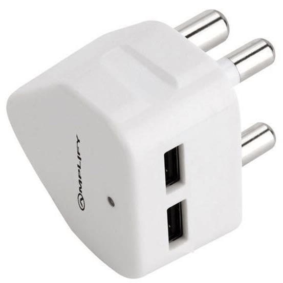 Amplify Empower Series Double USB Wall Charger AMP-8008-WT