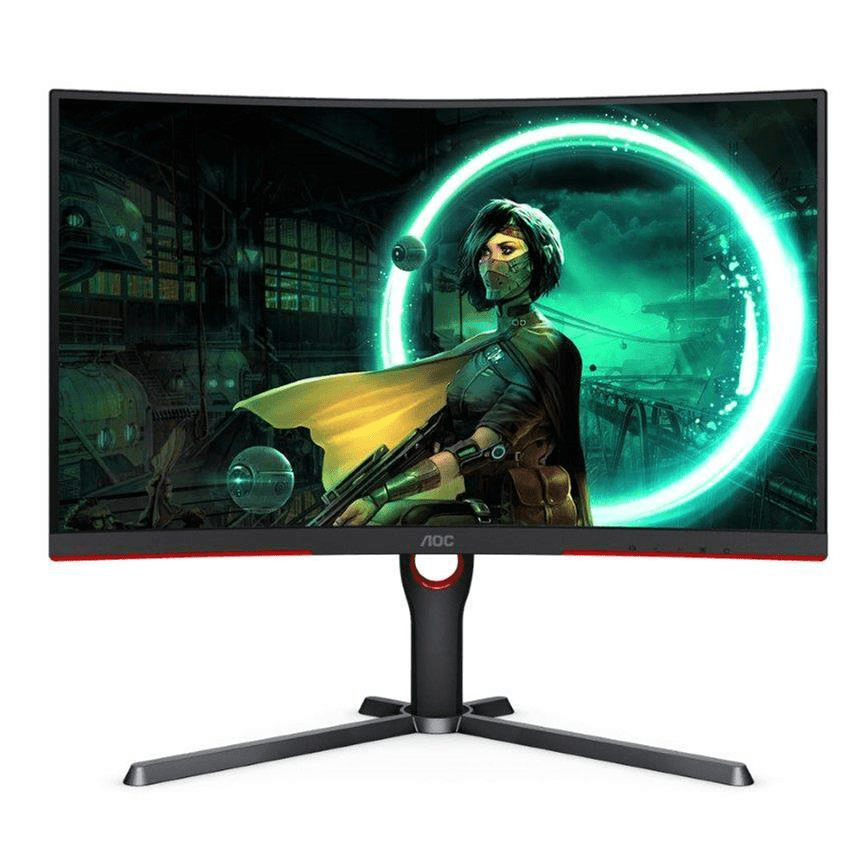 AOC CQ27G3S 27-inch 2560 x 1440p WQHD 16:9 165Hz 1ms VA LED Curved Monitor AOC-CQ27G3S