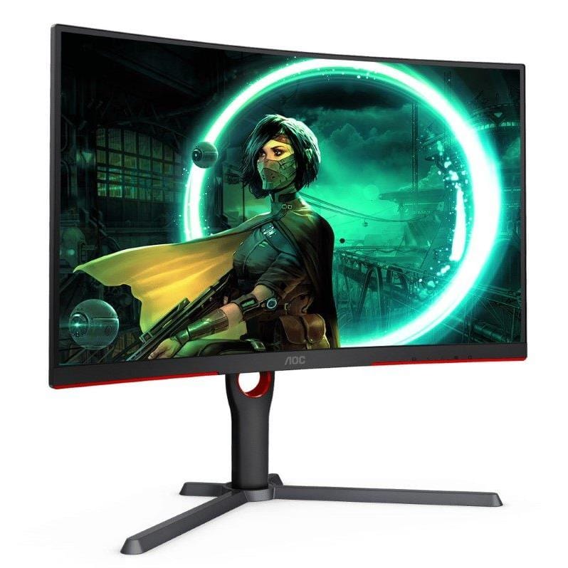 AOC CQ27G3S 27-inch 2560 x 1440p WQHD 16:9 165Hz 1ms VA LED Curved Monitor AOC-CQ27G3S