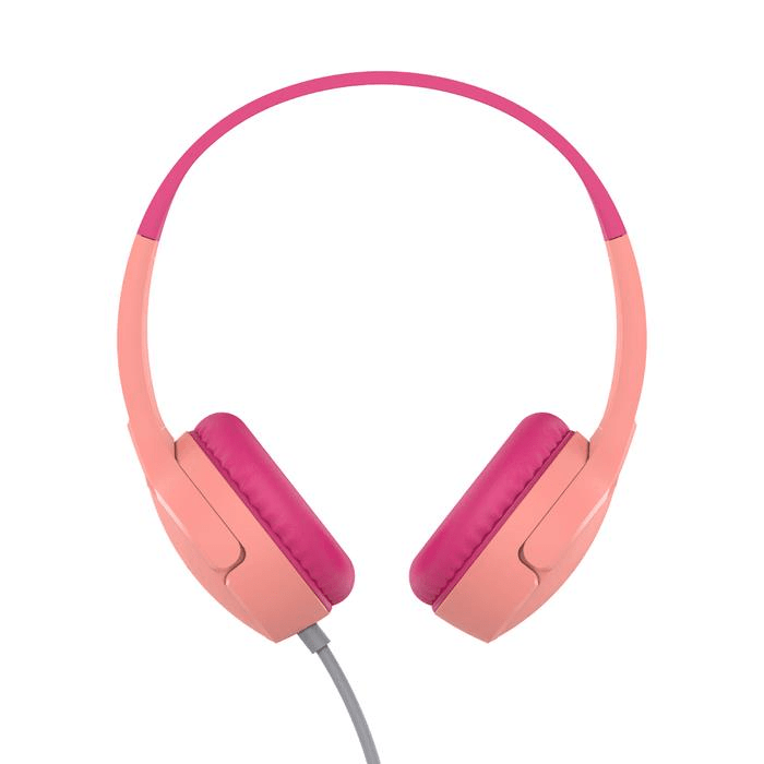 Belkin SoundForm Mini Wired On Ear Headphones for Kids - Pink AUD004BTPK