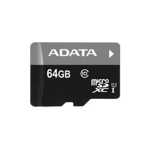 ADATA Micro SDXC 64GB Memory Card MicroSDXC Class 10 UHS AUSDX64GUICL10-RA1