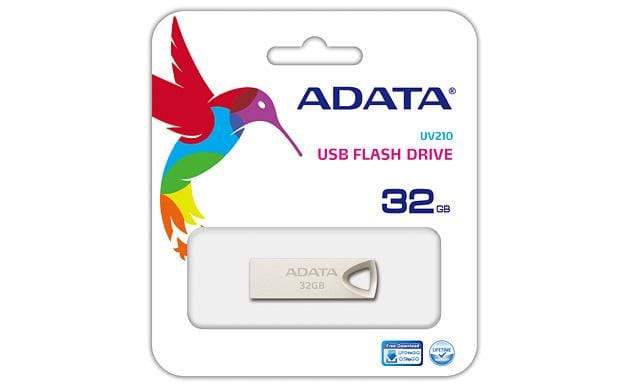ADATA AUV210-32G-RGD 32GB USB 2.0 Type-A Beige Flash Drive