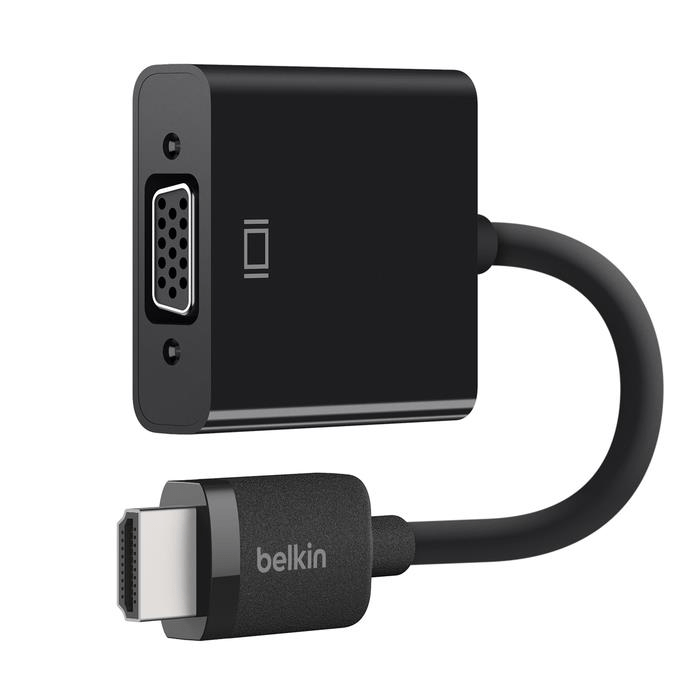 Belkin HDMI to VGA Adapter with Micro USB Power - Black AV10170BT