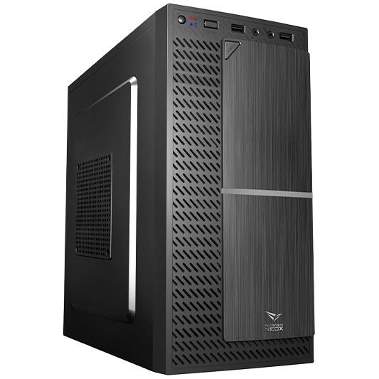 Alcatroz Azzura NeoX Micro-ATX Case with PSU Gun Metal AZZURANEOXGM