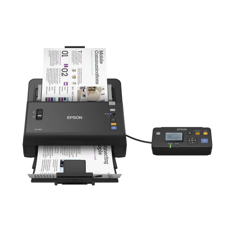 Epson WorkForce DS-860N Up To 65 ppm 600 x 600 dpi A3 Sheet-fed Scanner B11B222401BT