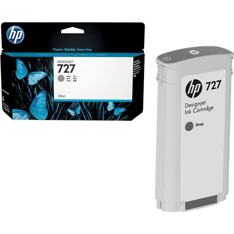 HP 727 130-ml DesignJet Grey Printer Ink Cartridge Original B3P24A Single-pack