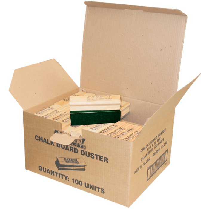 Parrot Chalk Board Dusters 150x35mm Green 100-pack BA0116A
