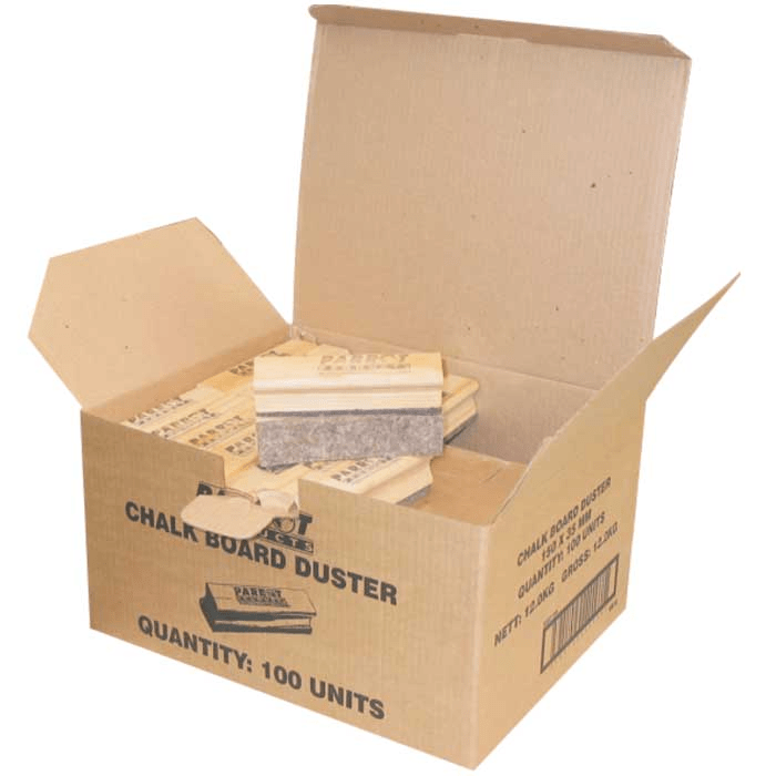 Parrot Chalk Board Wood Duster 150x35mm Grey 100-pack BA0117A