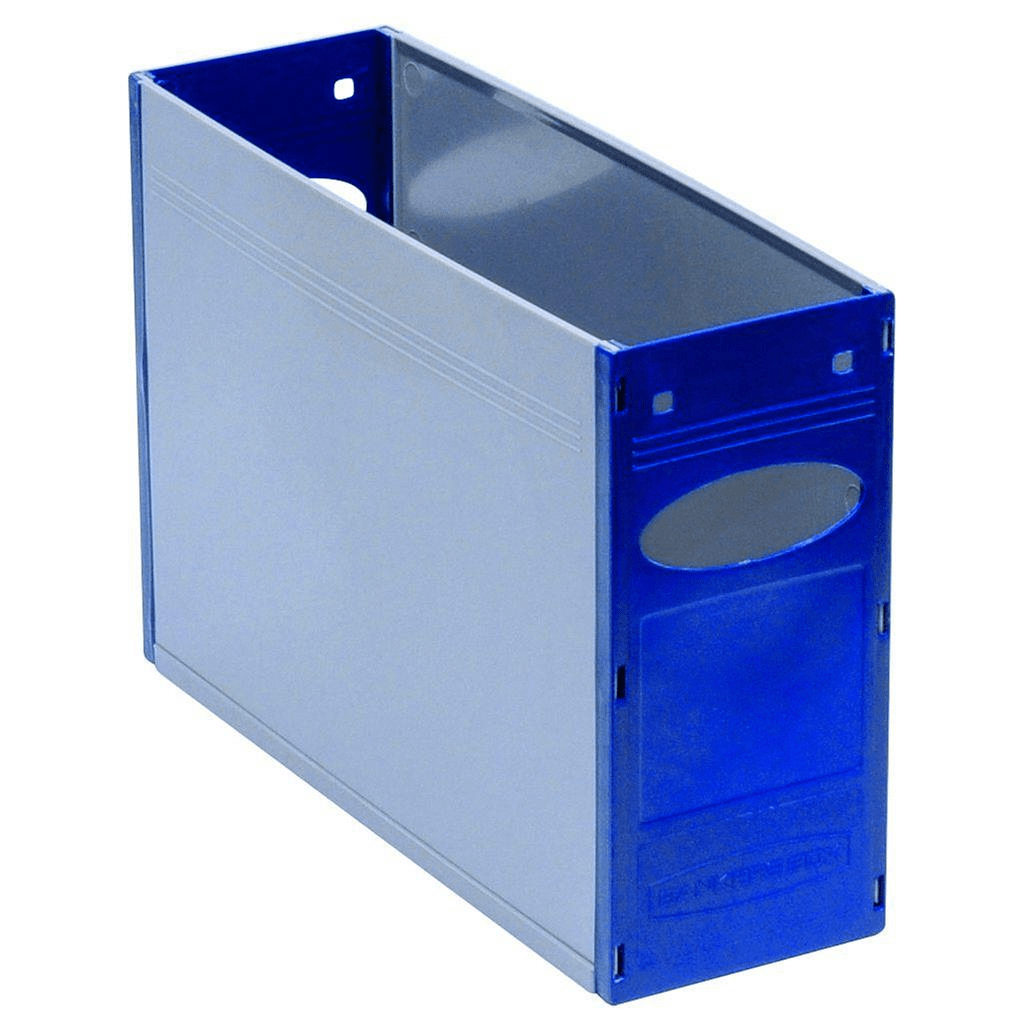 Fellowes Bankers Box Plastic Containers Solid Container Blue - 4pack BB-SP-CONT-BLU