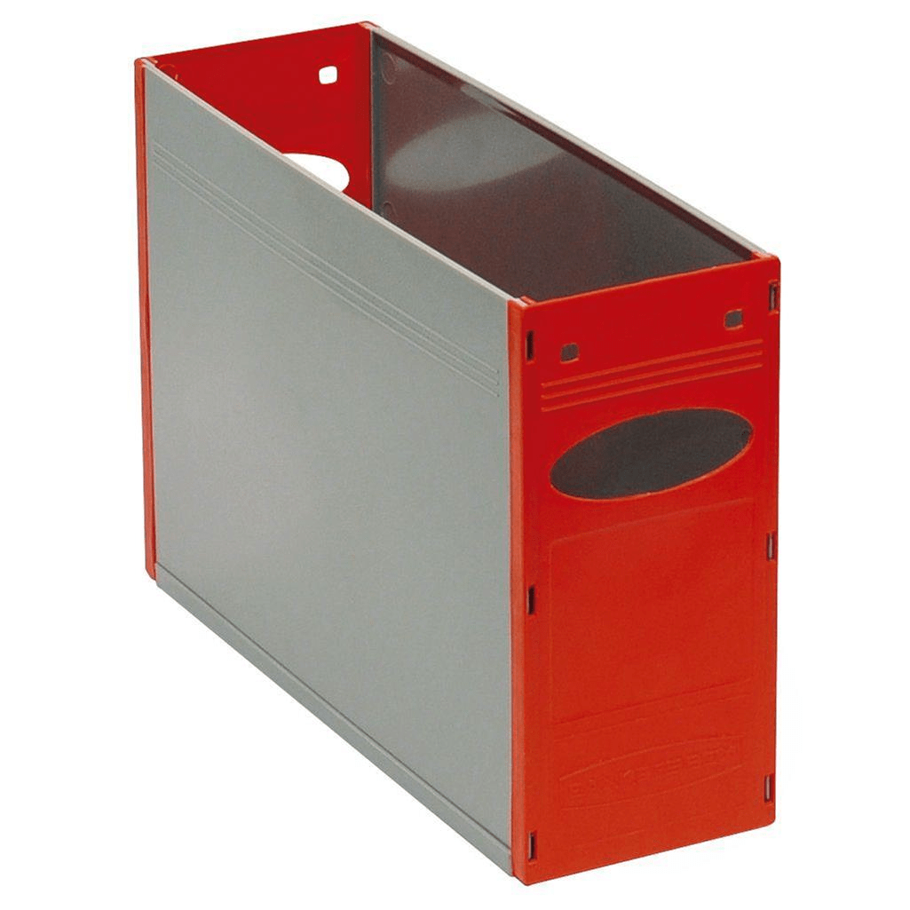 Fellowes Bankers Box Plastic Containers Solid Container - Red 4pack BB-SP-CONT-RED