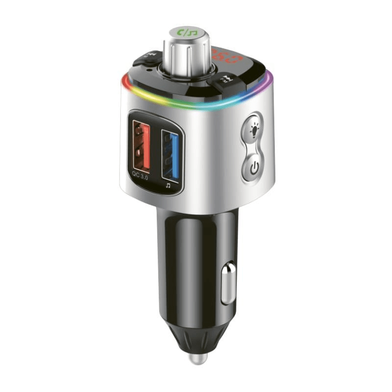 Gizzu Bluetooth 5 USB QC3.0 USB MicroSD FM Transmitter Handsfree Kit - BC58