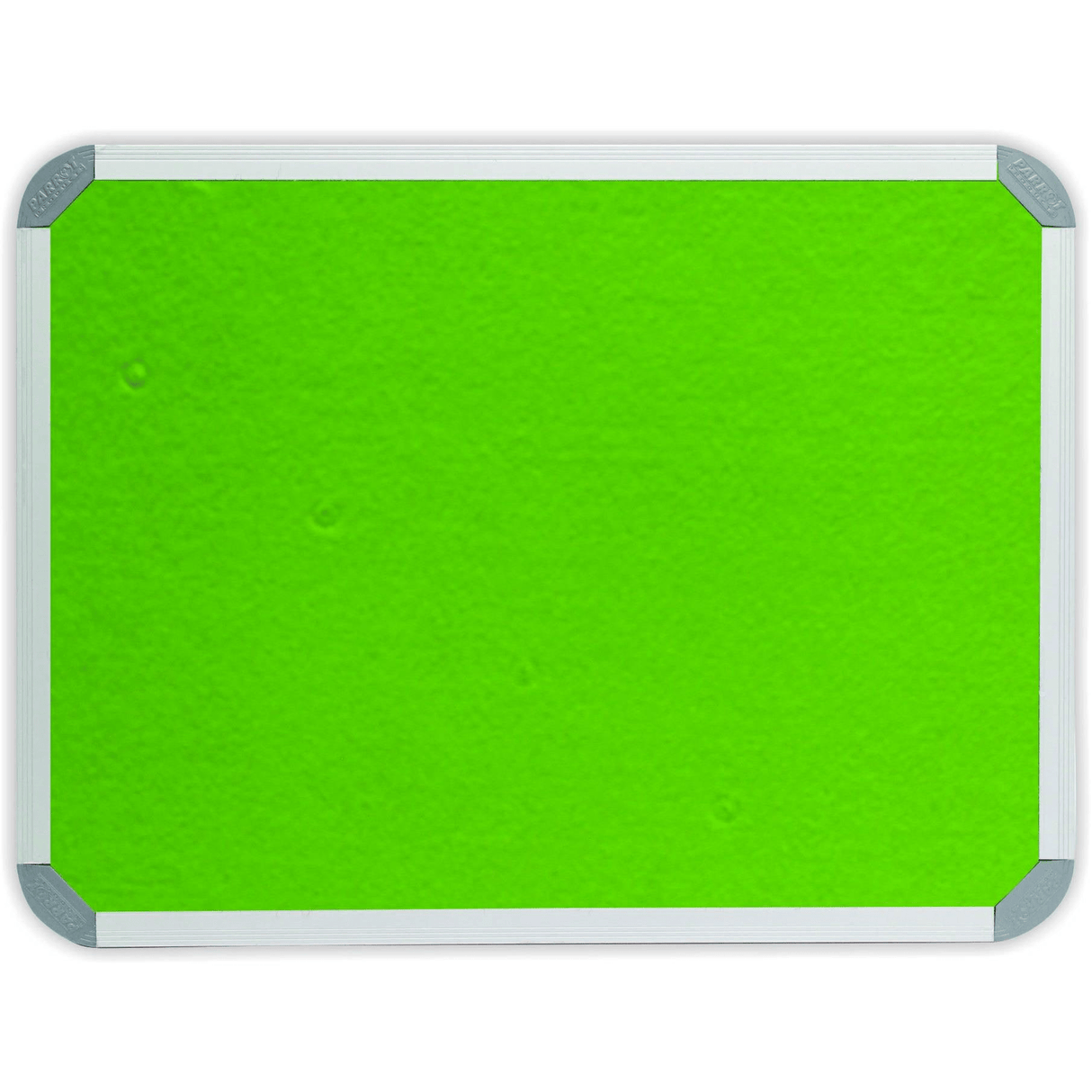 Parrot Info Board Aluminium Frame 1200x1000mm Lime Green BD0748C