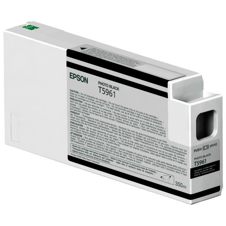 Epson T5961 Ultrachrome HDR Photo Black Printer Ink Cartridge Original C13T596100 Single-pack