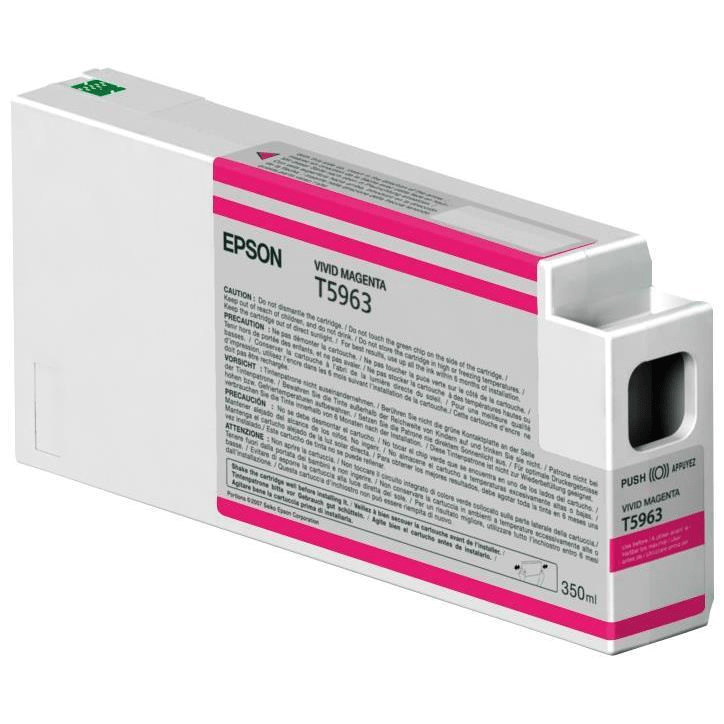 Epson T5963 Vivid Ultrachrome HDR Magenta Printer Ink Cartridge Original C13T596300 Single-pack