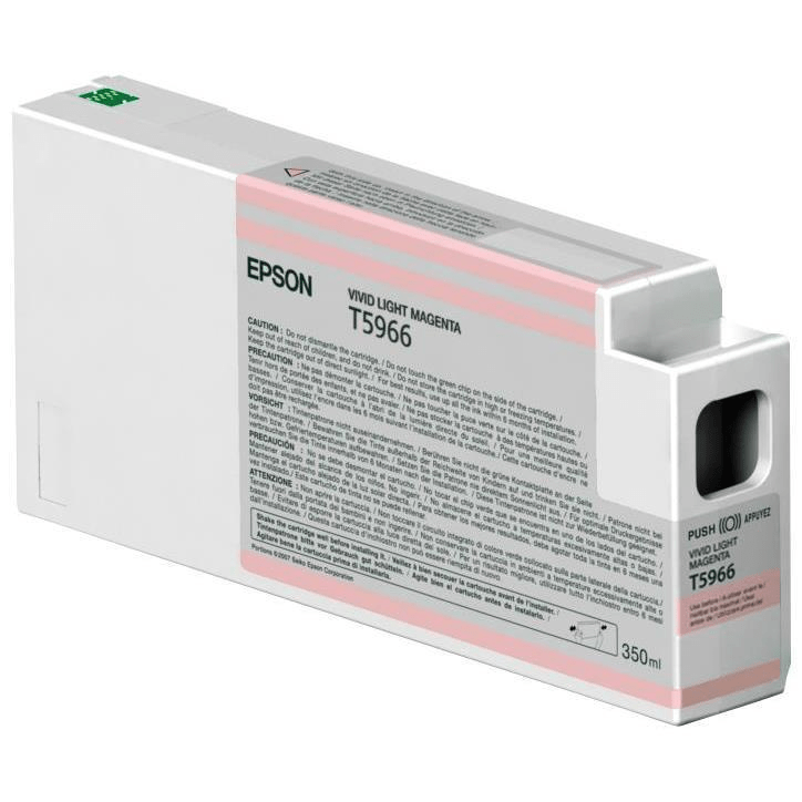 Epson T5966 Vivid Ultrachrome HDR Light Magenta Printer Ink Cartridge Original C13T596600 Single-pack