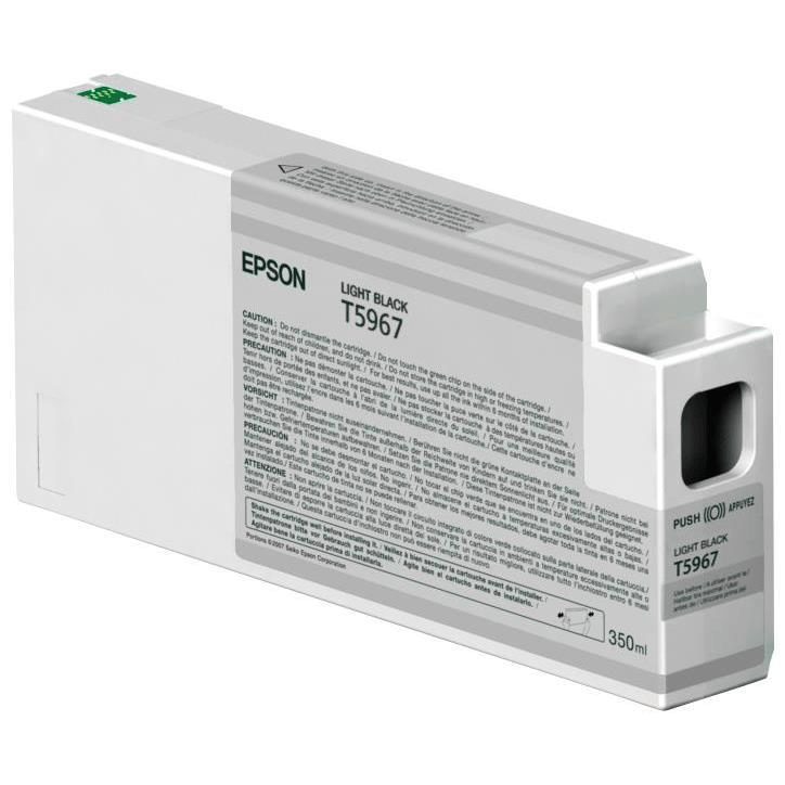 Epson T5967 Ultrachrome HDR Light Black Printer Ink Cartridge Original C13T596700 Single-pack
