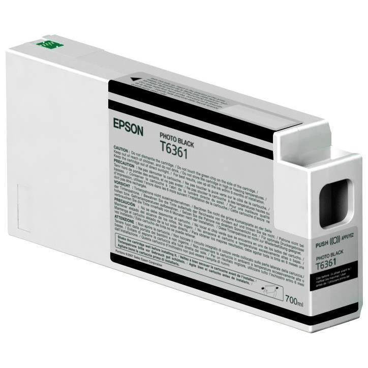 Epson T6361 Ultrachrome HDR Photo Black Printer Ink Cartridge Original C13T636100 Single-pack