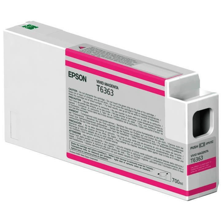 Epson T6363 Vivid Ultrachrome HDR Magenta Printer Ink Cartridge Original C13T636300 Single-pack