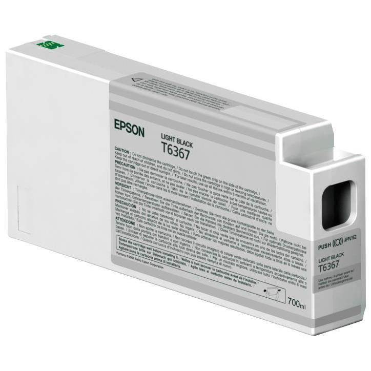 Epson T6367 Ultrachrome HDR Light Black Printer Ink Cartridge Original C13T636700 Single-pack