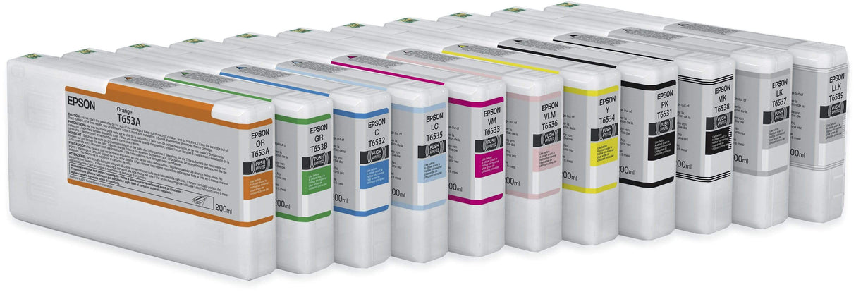 Epson T6535 Light Cyan Printer Ink Cartridge Original C13T653500 Single-pack