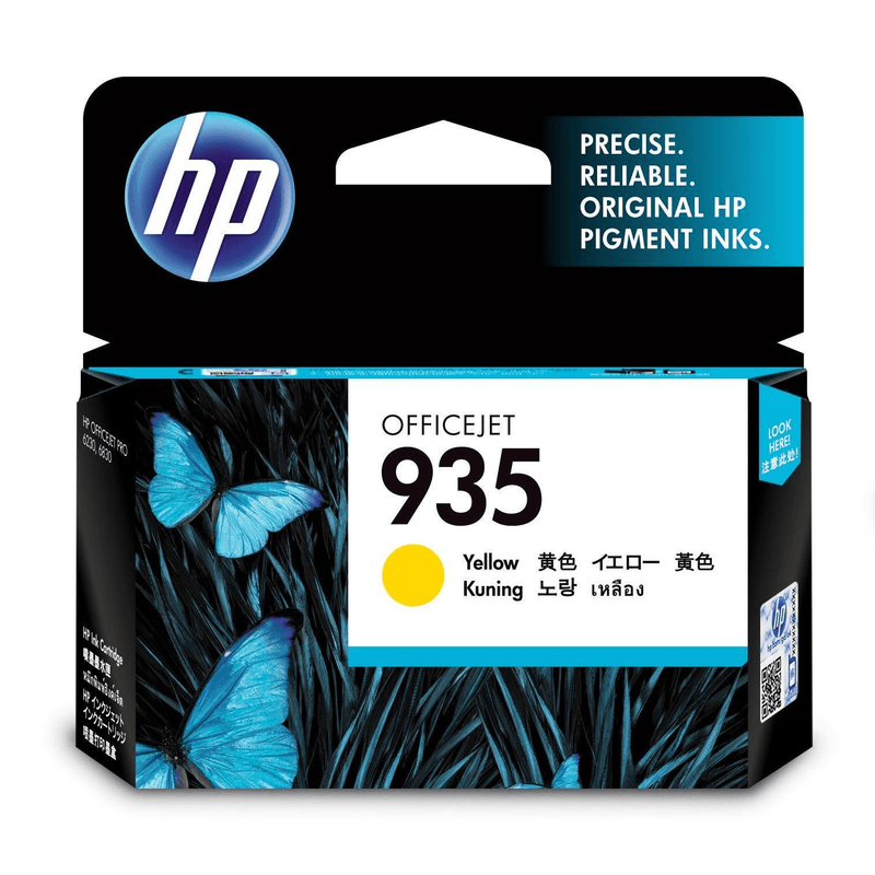 HP 935 Yellow Standard Yield Printer Ink Cartridge Original C2P22AE Single-pack
