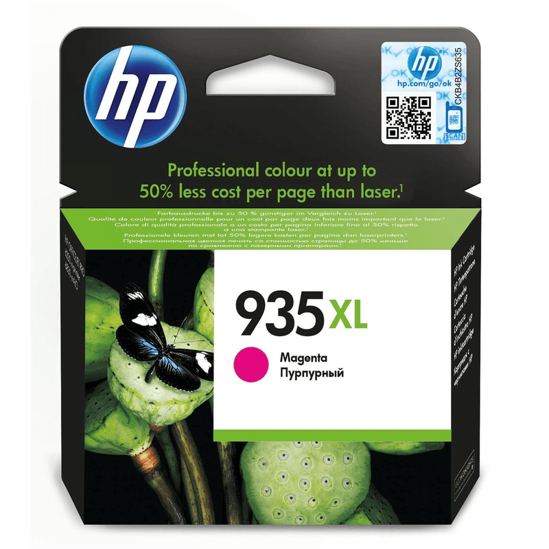 HP 935XL Magenta High Yield Printer Ink Cartridge Original C2P25AE Single-pack