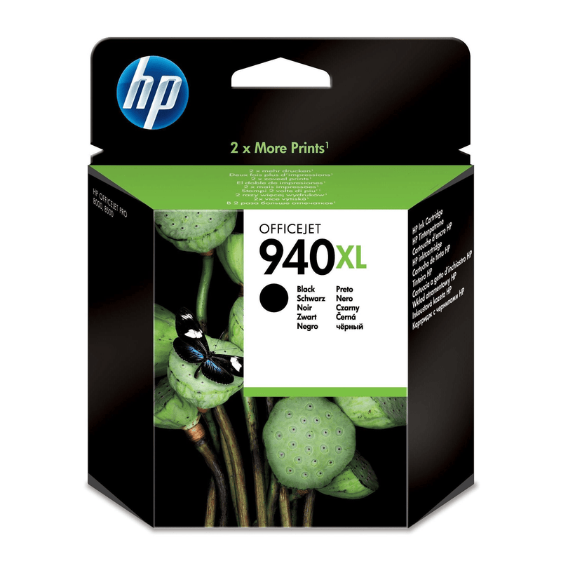 HP 940XL Black High Yield Printer Ink Cartridge Original C4906AE Single-pack