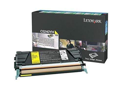 Lexmark C5240YH Yellow Toner Cartridge 5,000 Pages Original Single-pack