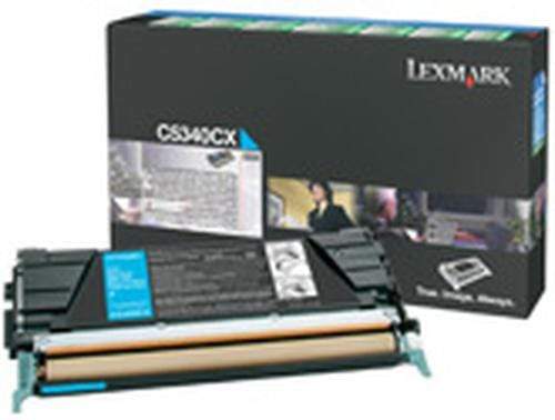 Lexmark C5340CX Cyan Toner Cartridge 7,000 Pages Original Single-pack