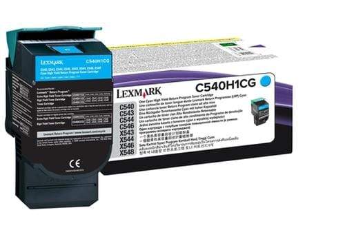 Lexmark C540H1CG Cyan Toner Cartridge 2,000 Pages Original Single-pack
