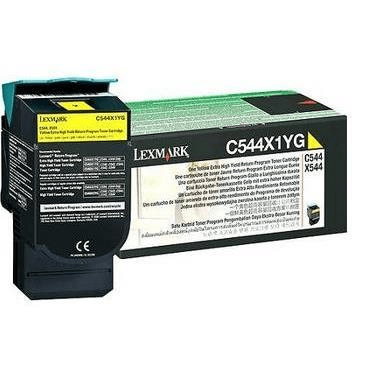 Lexmark C544 X544 Yellow Toner Cartridge 4