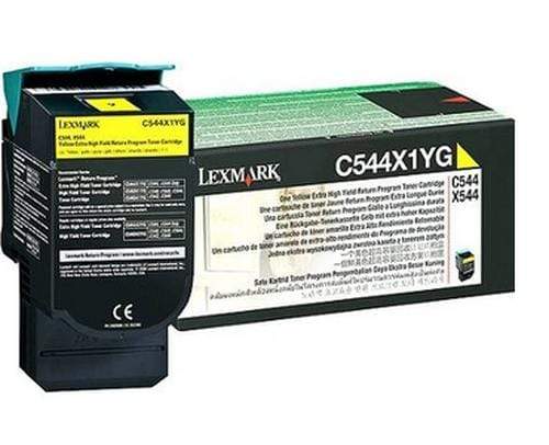 Lexmark C544 X544 Yellow Toner Cartridge 4
