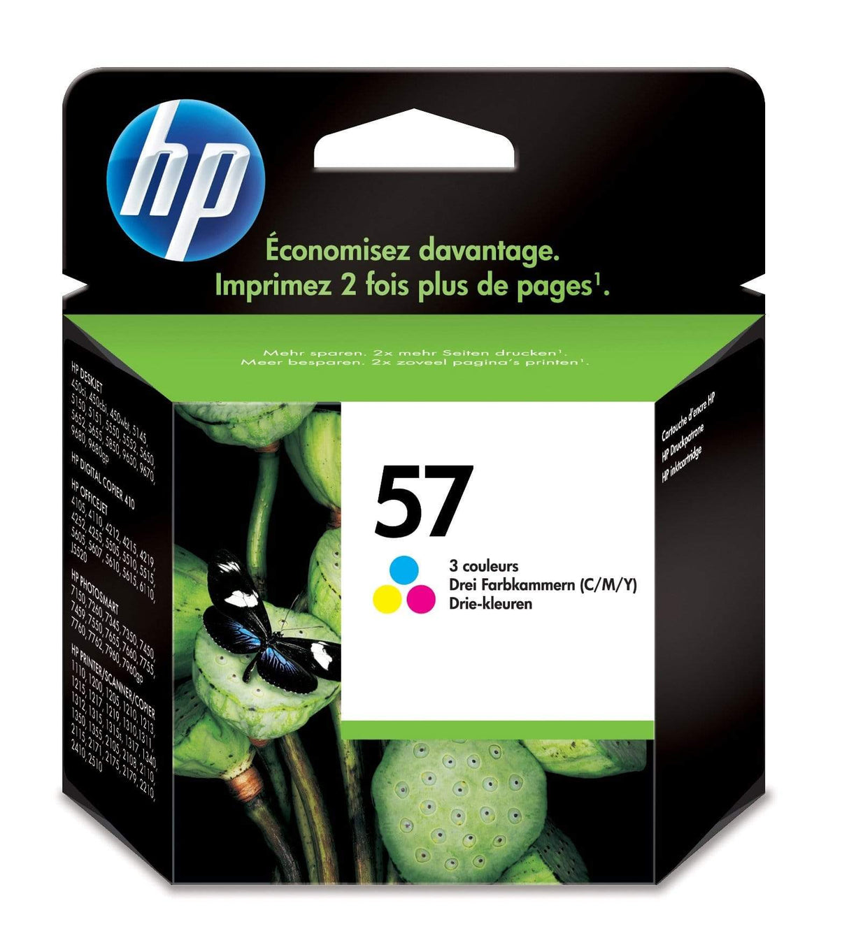 HP 57 Cyan, Magenta, Yellow Printer Ink Cartridge Original C6657AE Single-pack