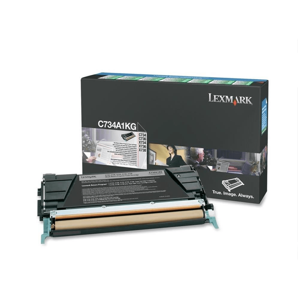 Lexmark C734A1KG Black Toner Cartridge 8