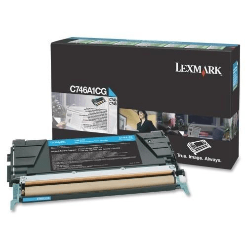 Lexmark C746A1CG Cyan Toner Cartridge 7