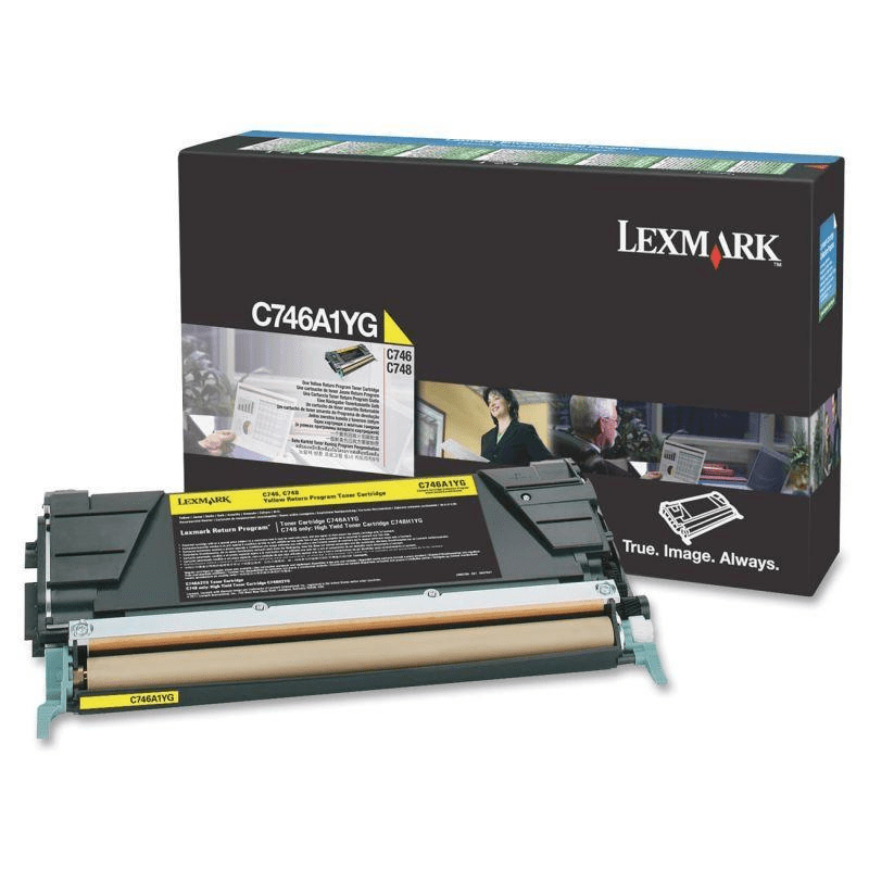 Lexmark C746A1YG Yellow Toner Cartridge 7