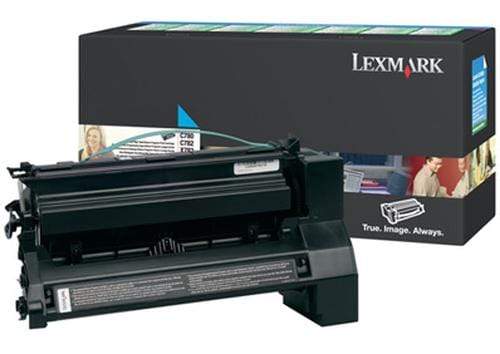 Lexmark C780 C782 Cyan Toner Cartridge 10,000 Pages Original C780H1CG Single-pack