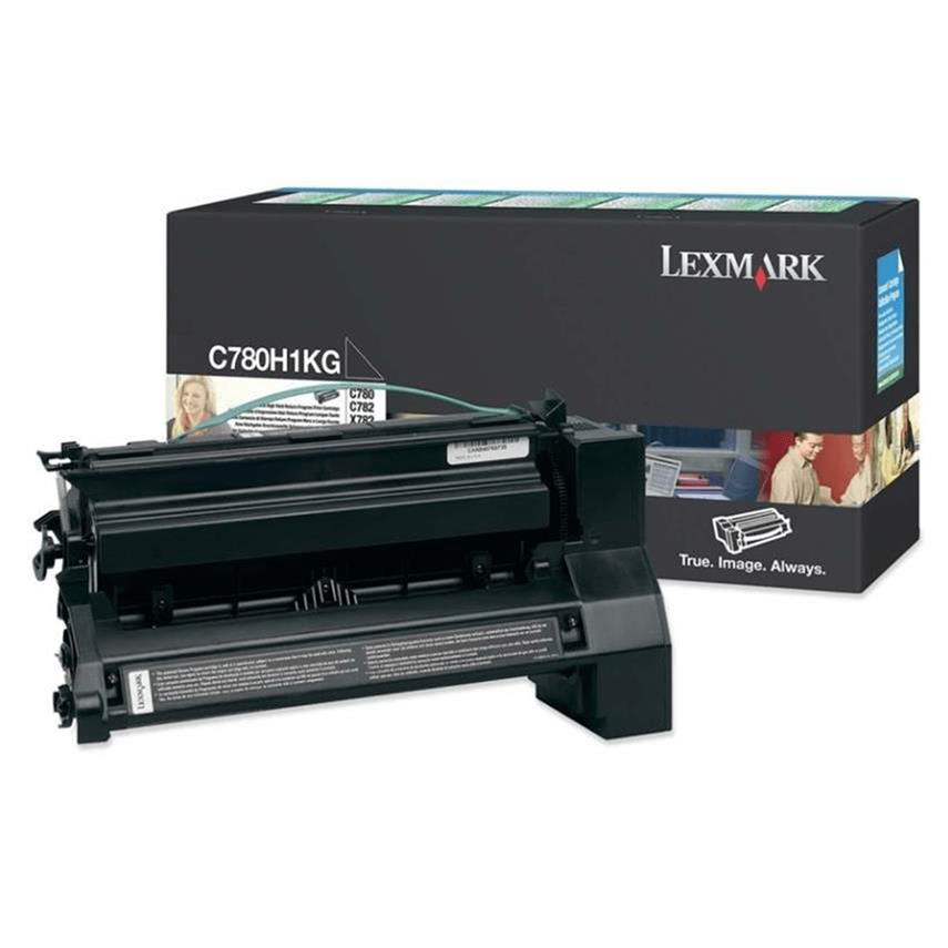 Lexmark C780H1KG Black Toner Cartridge 10,000 Pages Original Single-pack