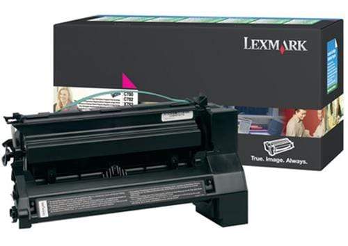 Lexmark C780 C782 Magenta Toner Cartridge 10,000 Pages Original C780H1MG Single-pack
